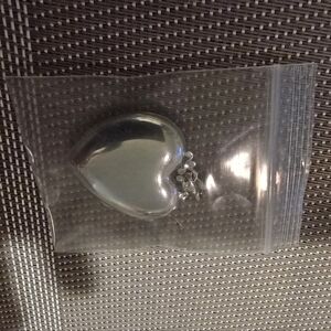 Silver Heart Locket Pendant Necklace
